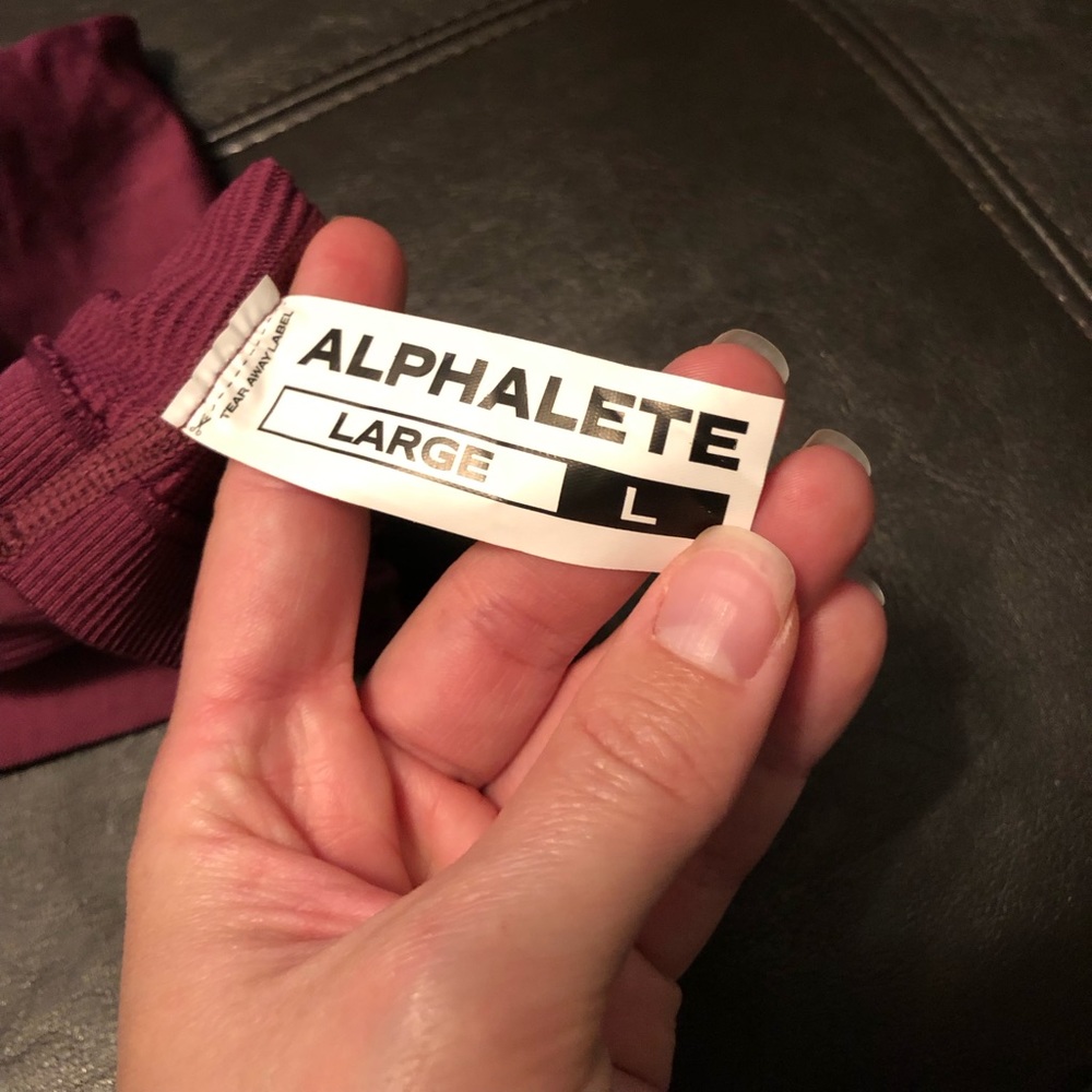 Alphalete Ozone Legging Raspberry Women's Large EUC! - Picture 10 of 12
